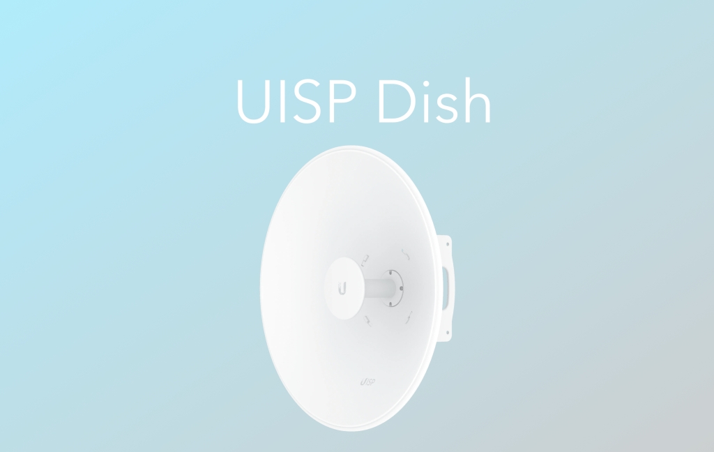 Ubiquiti - UISP Dish PtP Covers a wide operating frequency range (5.15 - 6.875 GHz)
