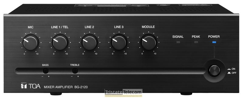 TOA - Amplifier/Mixer 240W Mic/tel/Aux/PGM Inp