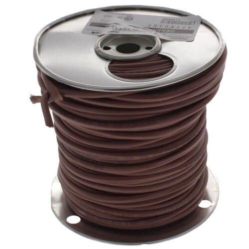 GENESIS CABLE - Cable 18/8 SOL THERM 1000' 250ft x4 Reels Brown