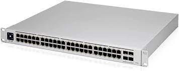 Ubiquiti - Switch 48 Ports GbE, 4 1G SFP Ports Fanless Silent Cooling