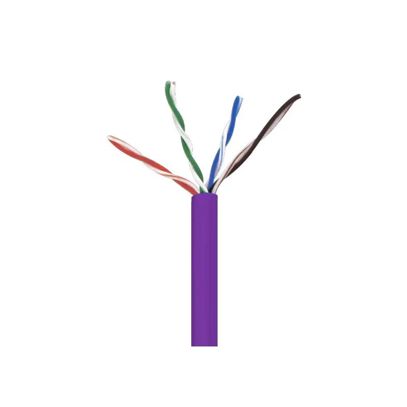 WAVENET - Cable Cat 5e 4 Pair 1000' PVC PURPLE