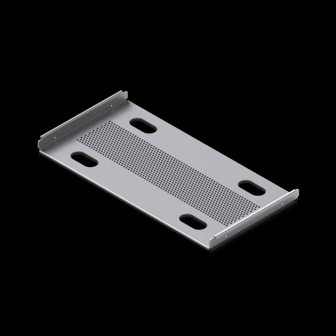 Ubiquiti - Sliding shelf accessory for installing non-rack-mountable devices in the toolless mini rack.