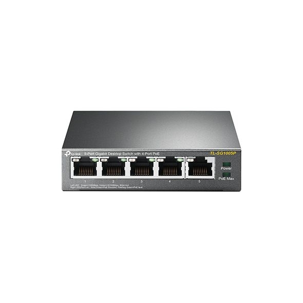 TP-LINK - Switch 5 Port Gigabit 4 PoE+ 65W