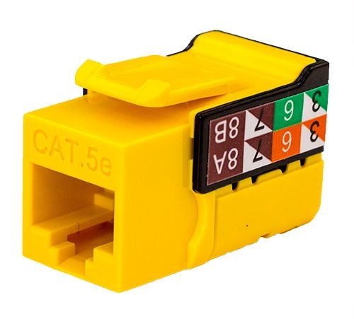 Vertical Cable - INSERT CAT 5 YELLOW (Single)