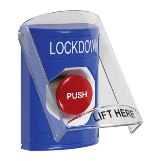 STI - STI Blue Lockdown Momentary Button w/Horn