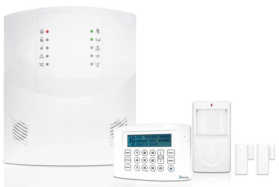 ISecure Kit W/Wirless kpd & motion Go-Anywhere Hub with built in StarLink