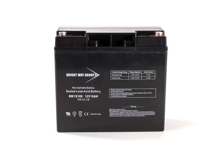 BRIGHT WAY GROUP - Battery 12V 18AH Sealed Lead Acid