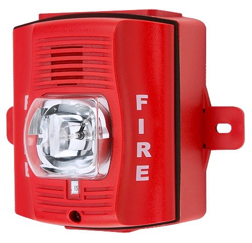 SYSTEMSENSOR - Horn Strobe Red Body K Series Outdoor 2 Wire