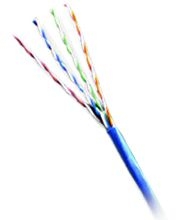 GENESIS CABLE - Cable Cat 5e 4 PR 1000' PVC Blue PB