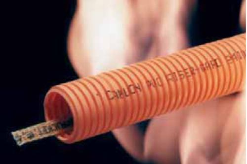 Premier Conduit - Conduit Corrugated PVC 1-1/4" 250 FT Orange