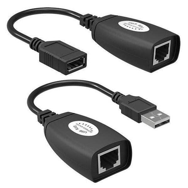 CALRAD - USB 2.0 Over Cat5e/6 Extender Dongles