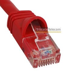 Patch Cord CAT 5e W/Molded Boot 5' Red