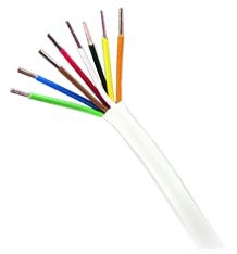 GENESIS CABLE - Cable 18/3 SOL THERM 500' X 4 Reel White