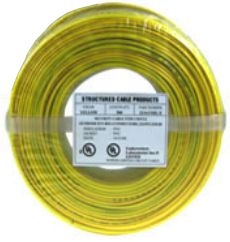 GENESIS CABLE - Cable 22/4 SOL 500' Yellow CP
